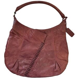 MARIA SHARAPOVA by Cole Haan Soft Burgundy Leather HOBO Shoulder Bag